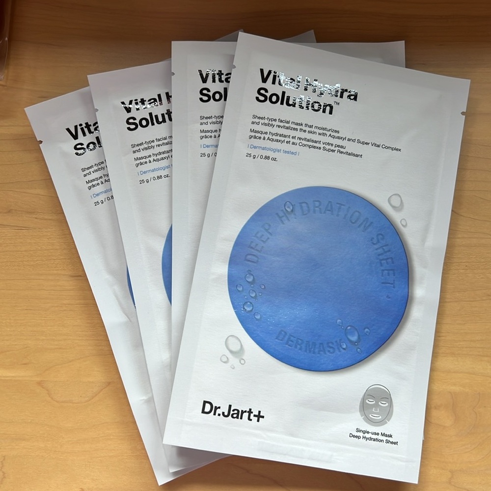NWT Dr Jart 4 Vital Hydra Solution PRO Glow Face Mask with Hyaluronic Acid